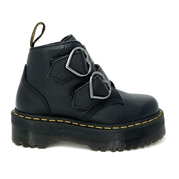 Brand New: Dr. Martens Devon Heart Platform Ankle Boots - Picture 1 of 10